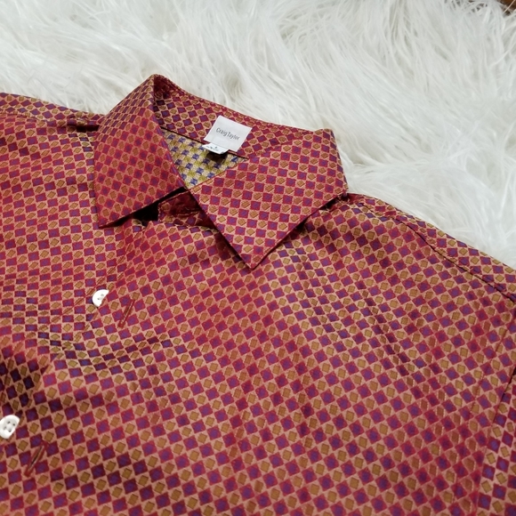 Craig Taylor Pearlescent Red Dress Shirt - Picture 2 of 4